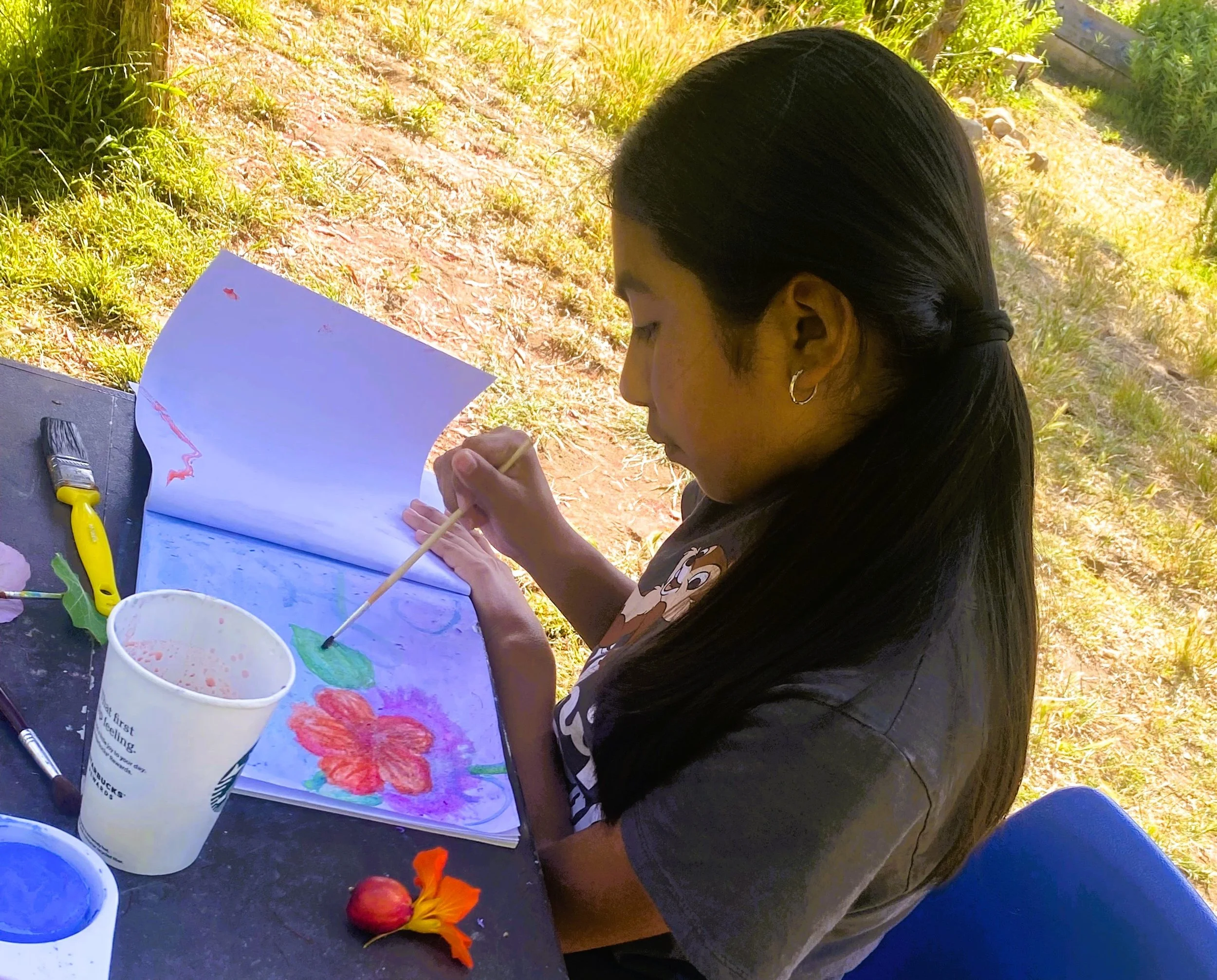 Artist's mind centered in nature