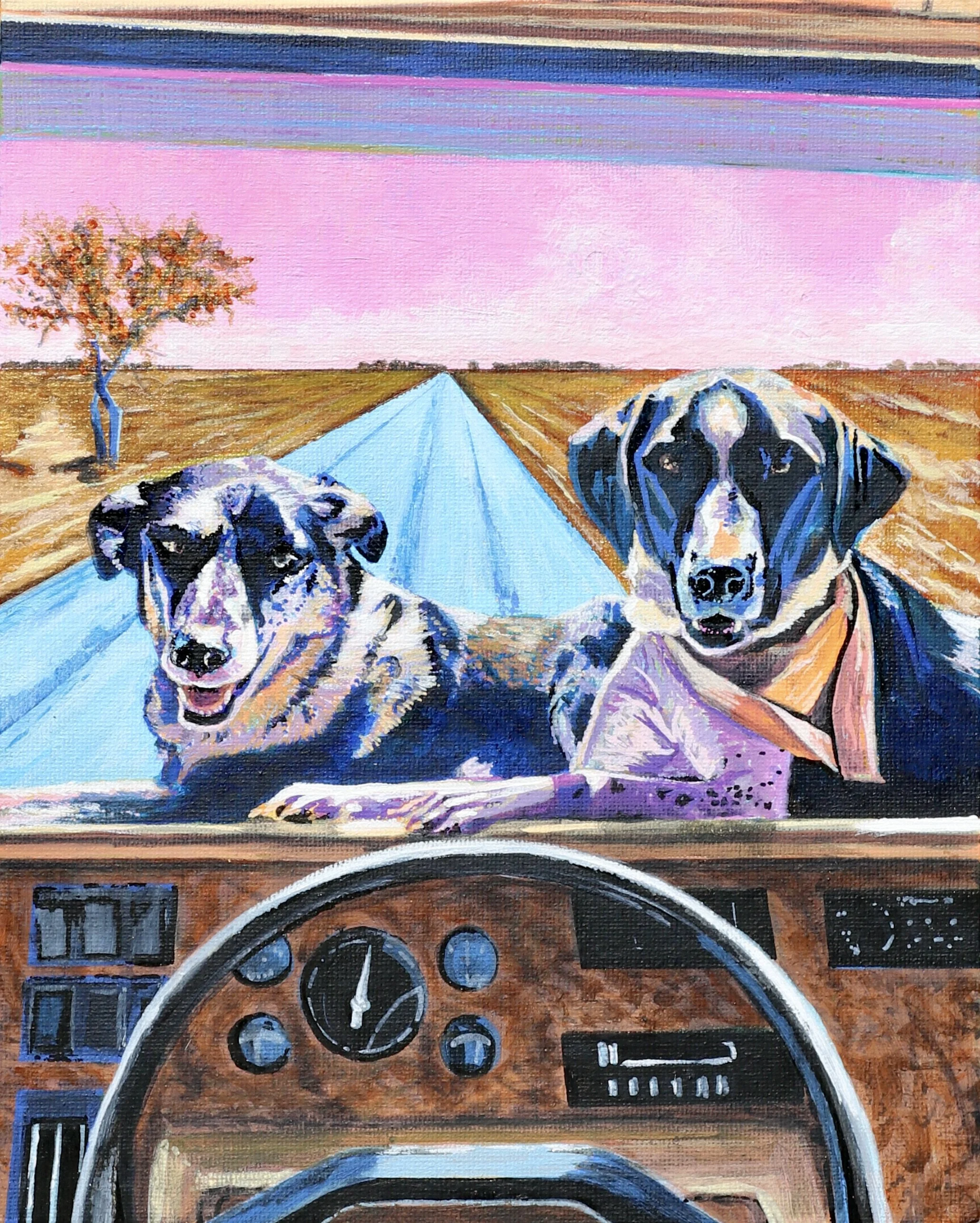 Pet portrait commission. 2025.