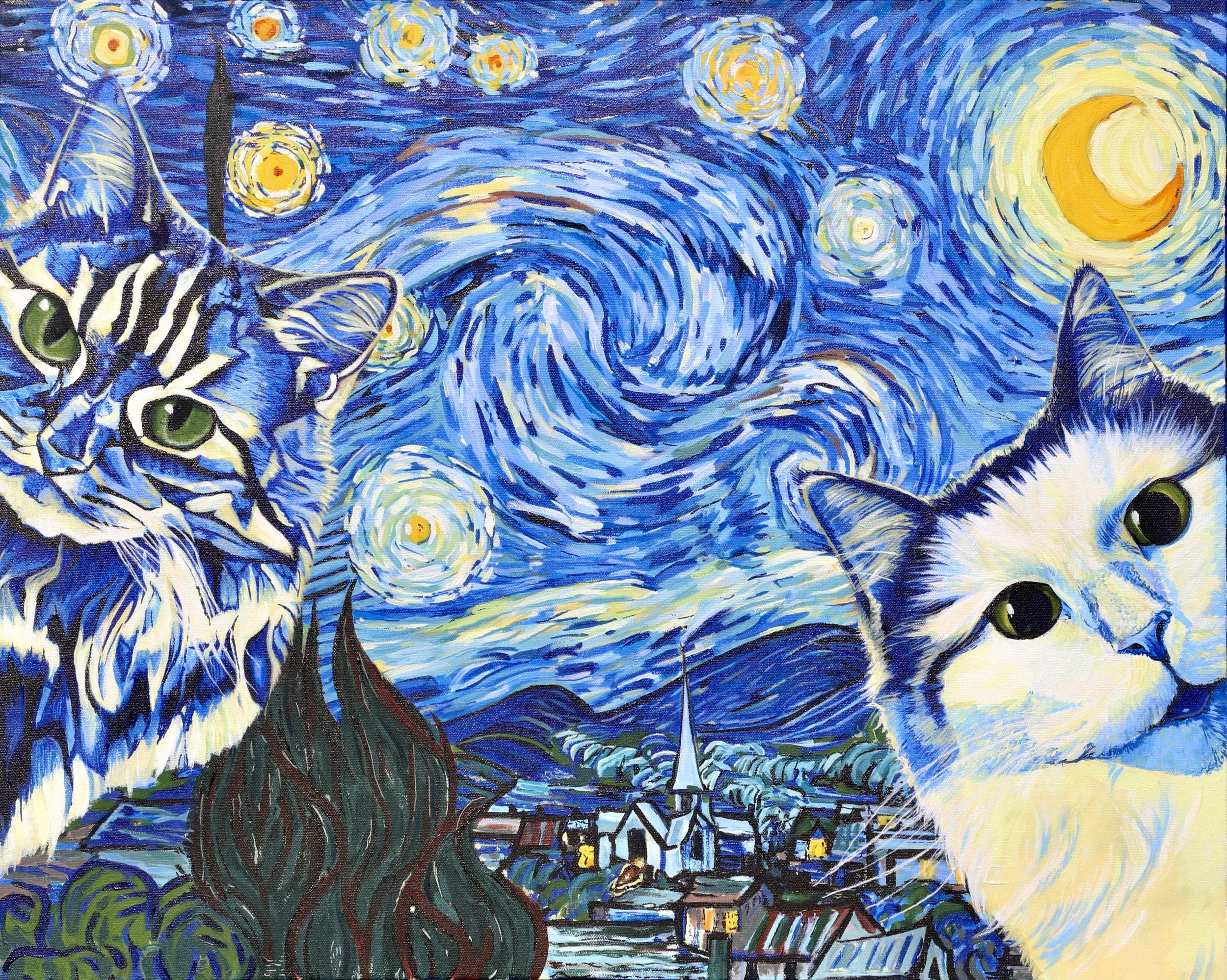 Pet portrait commission. 2025.