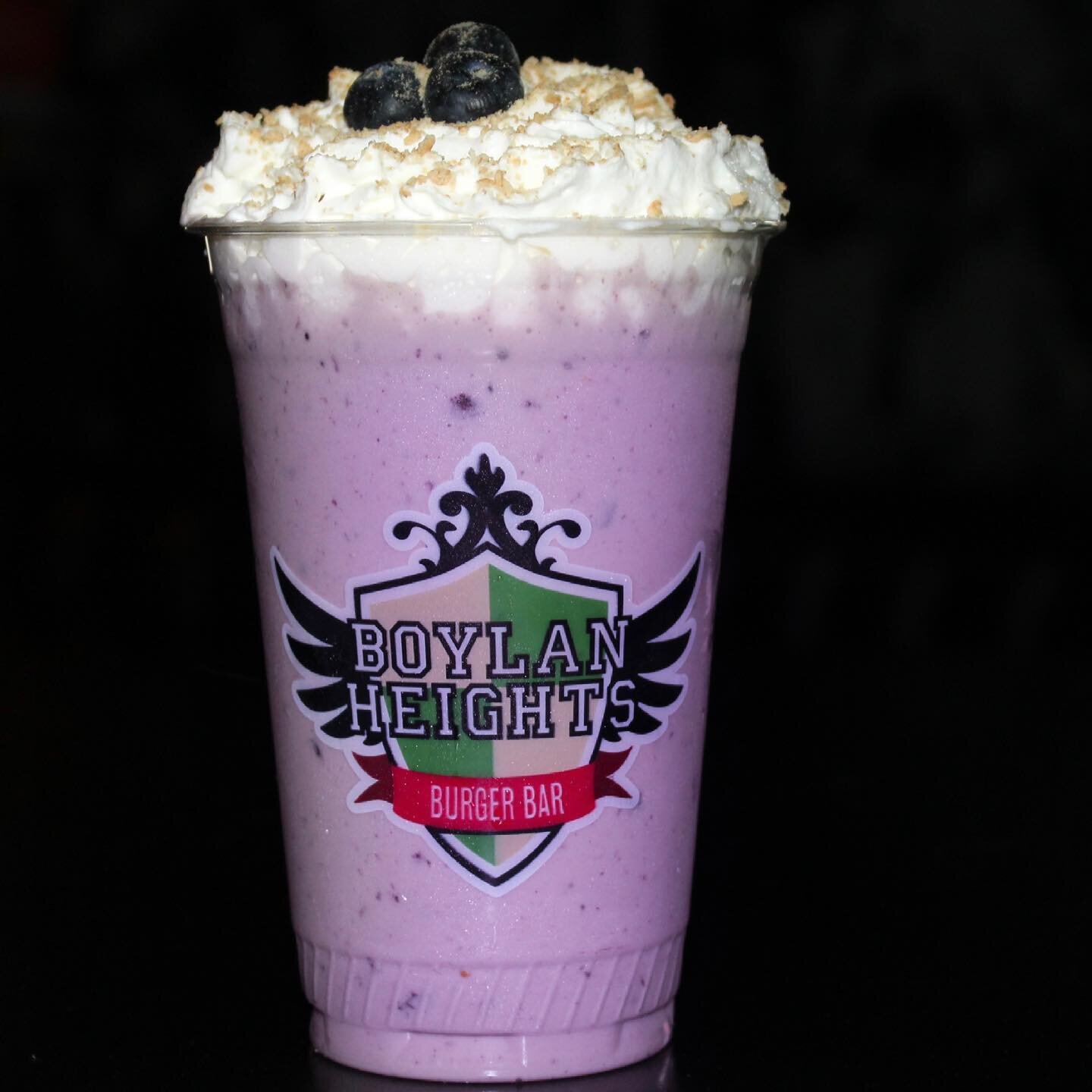 You know the drill. New month new shake. Introducing the Blueberry Cheesecake Shake! Come in and try it this month 👀