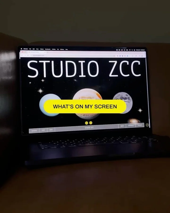 Been doing a lot of screen time recently but v happy about it 💻🪐🌟

Slide 1 - Never going to be over how cool @aletheia.made made my Studio ZCC site 🪐

Slide 2 - While I make the presentations I give at schools or conferences educational, I also w