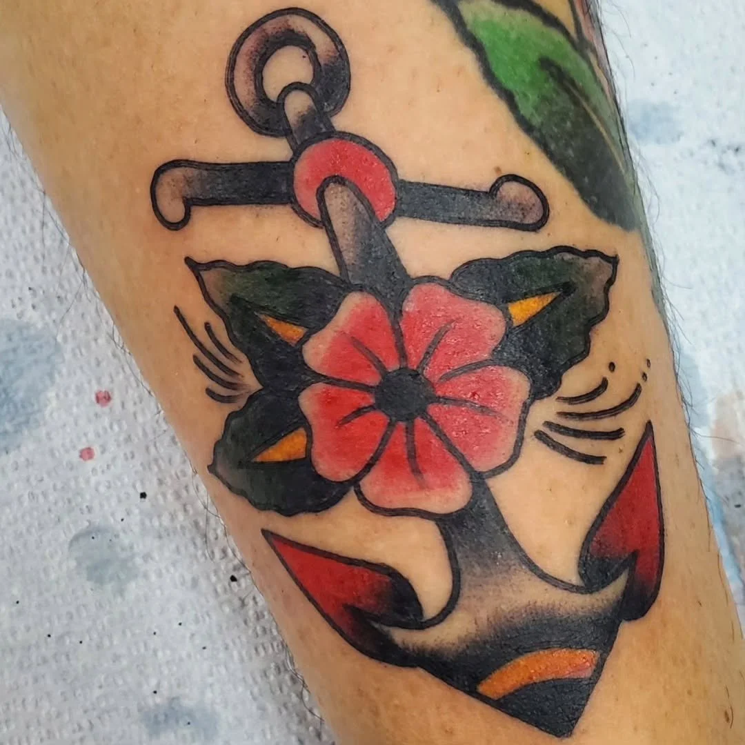 Need an appointment? Call 410-276-1300 Insta messages checked twice a year (maybe)... Appointments @saintsandsinnerstattoo 
.
#tattoo #baltimore #anchortattoo #traditiontattoo #tattooed #tattooer #tradtattoos