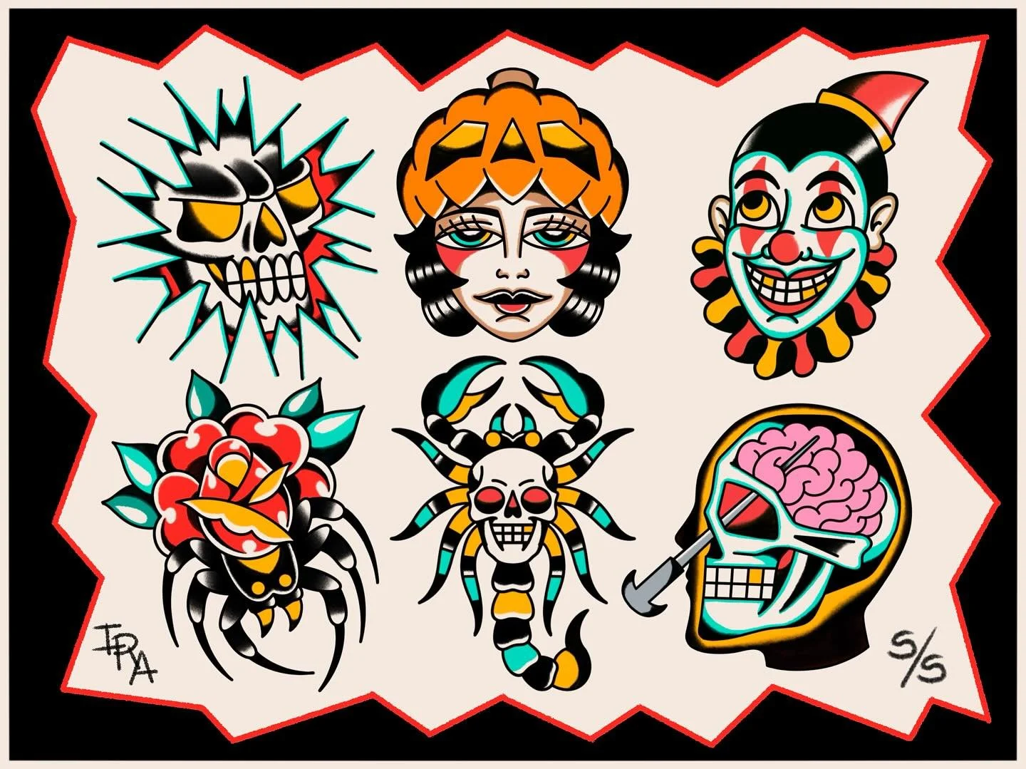 Spooky flash for the spooky people🎃 color or black and grey!!!!
&bull;

&bull;

&bull;

&bull;

&bull;

&bull;

&bull;

&bull;

&bull;

#halloweentattoo #tattooflash #mdtattooartist #baltimoretattooartist #spookyszn🎃👻