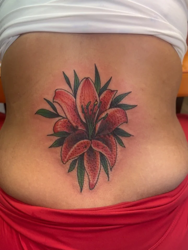 #coveruptattoo #tigerlily #tigerlilytattoo 
@saintsandsinnerstattoo 
🌺🌸410-276-1300🌺🌸
.
1610 Thames St. 
Baltimore, Maryland 21231
.
.
#northeasterntattooer #baltimoretattooartist  #historicfellspoint #getsome #dowork #saintsandsinnersbaltimore #