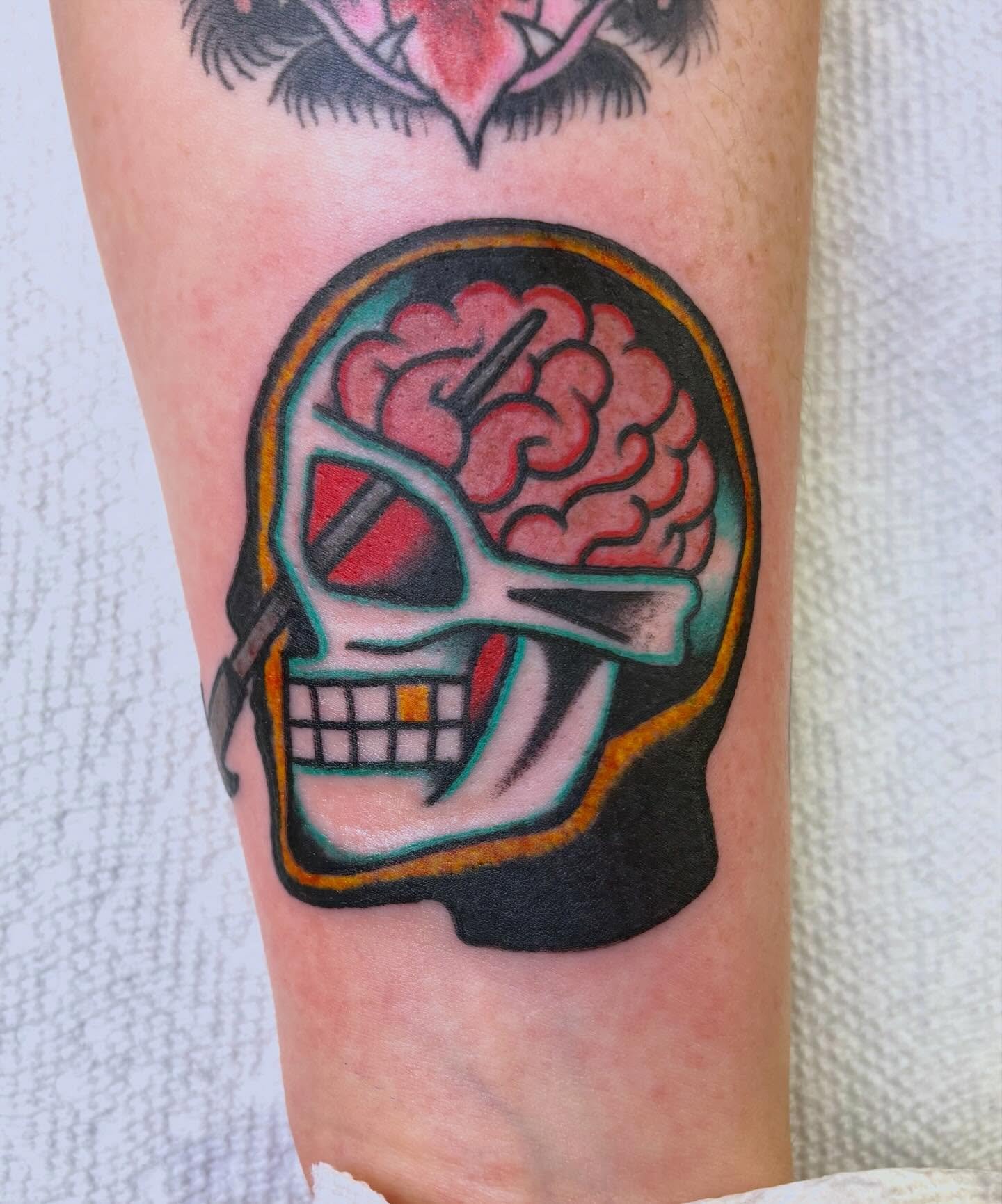 Fun flash piece from my Halloween sheet 🎃