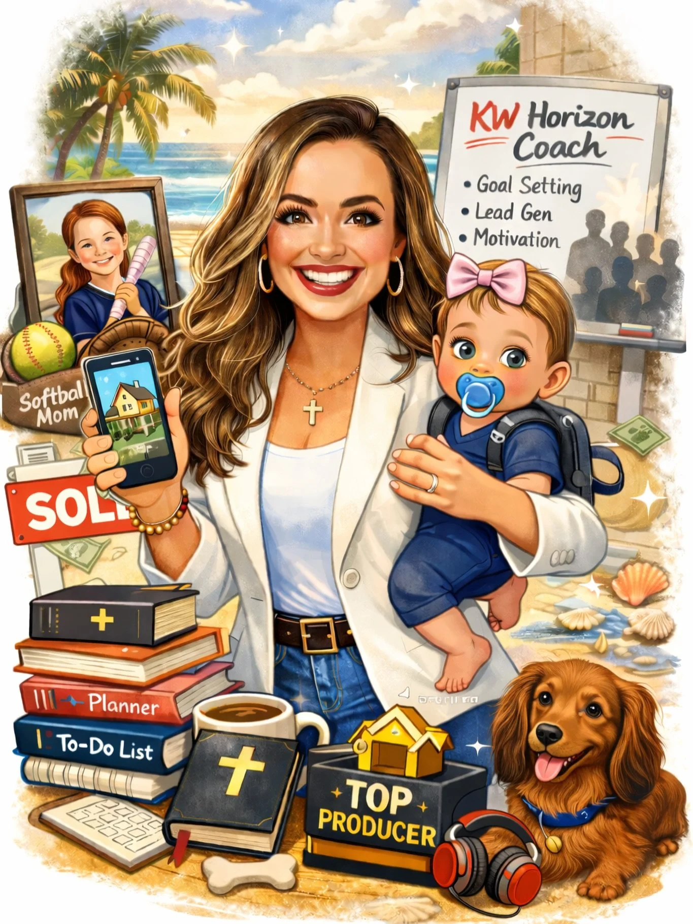 Go to Chat GPT and ask it to create a caricature of you based on everything it knows about you 😜
&hellip;Lilly wants to know why she&rsquo;s a redhead lol. I had to coach it to tell it that Lottie is a girl&hellip; and Ryder is a weenie dog and not 