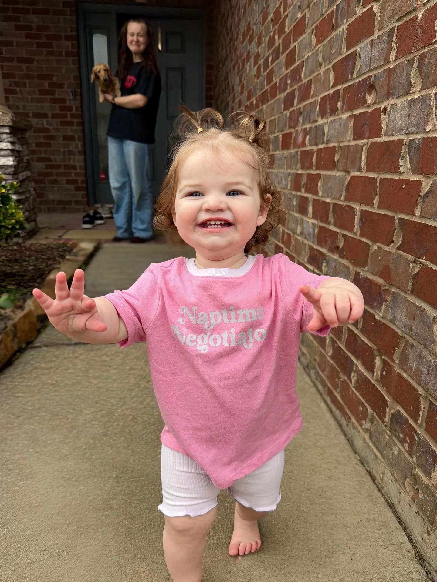 NAPTIME NEGOTIATOR to the maxxx. 
Y&rsquo;all. Tyler had an involuntary tech detox. He didn&rsquo;t have a phone for over 48 hours because Lottie THREW IT IN THE TRASH CAN in the pantry. 🤣 He had a gut feeling not to take the trash to the road&helli