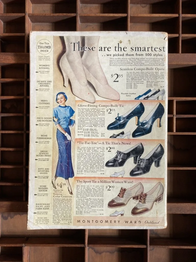 超希少 40's MONTMOGERY WARD カタログ アドバダイジング MONTGOMERY WARD CATALOG 1934 — jAdis