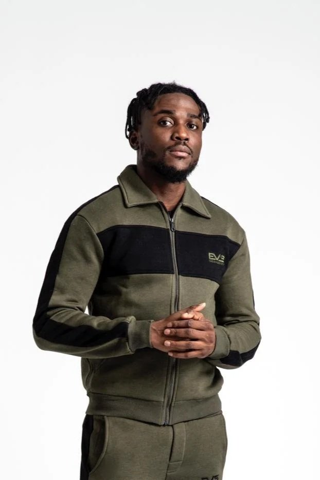 Khaki - EVS Zippa Tracksuit (Top)