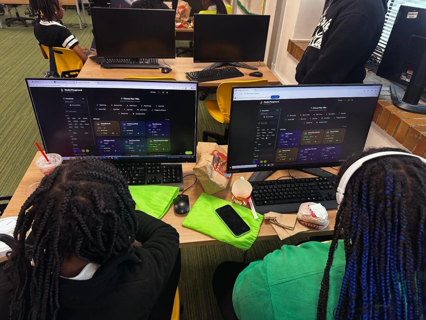 New chapter. New energy. New sound. 🎧✨

We just gave high school students an exclusive sneak peek of Studio Playground 2.0&hellip; and let&rsquo;s just say&hellip;creativity went crazy. From first click to full vibes, they were building, experimenti