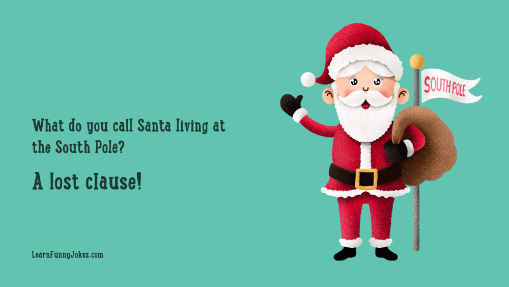 Santa Clause Christmas Zoom background - Holiday virtual background — Learn  Funny Jokes