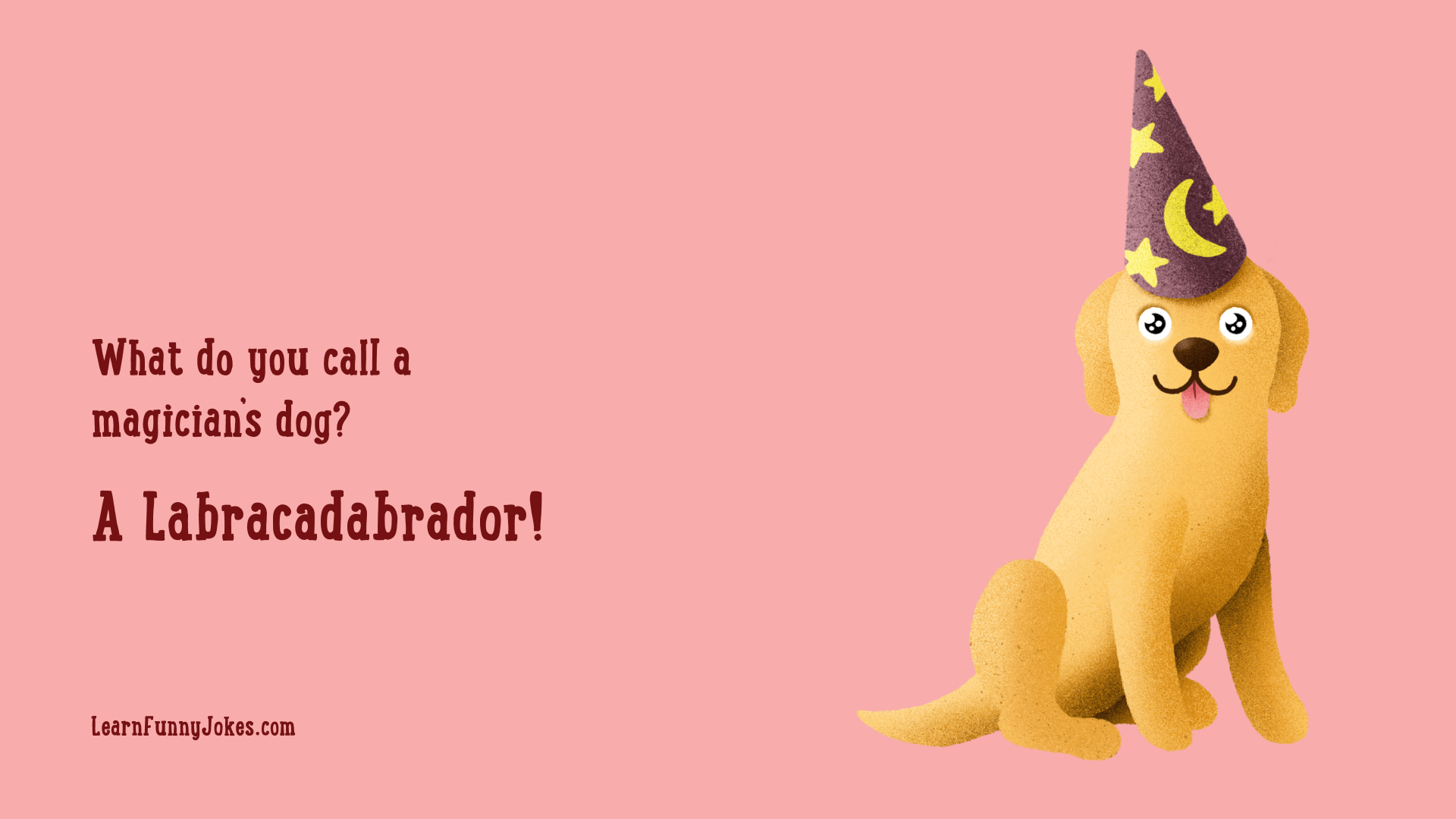 Labracadabrador - Funny Dog Zoom Background - Animal virtual background —  Learn Funny Jokes
