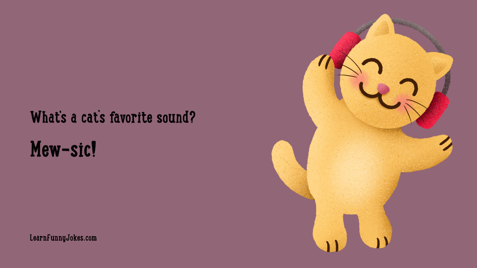 Muw-sic - Funny Cat Joke Zoom Background - Animal virtual background —  Learn Funny Jokes