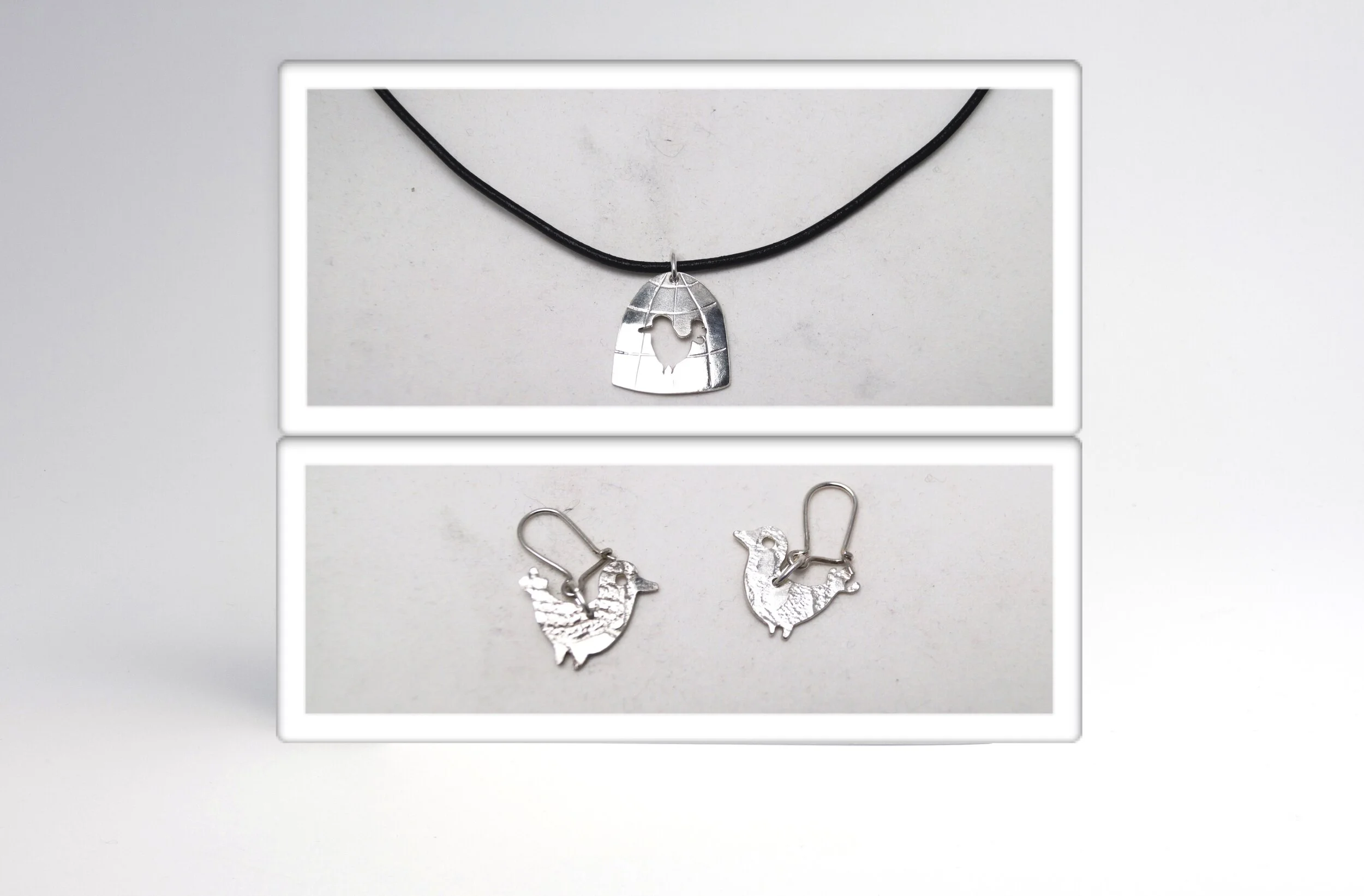 Aaron English Wingless Bird jewelry