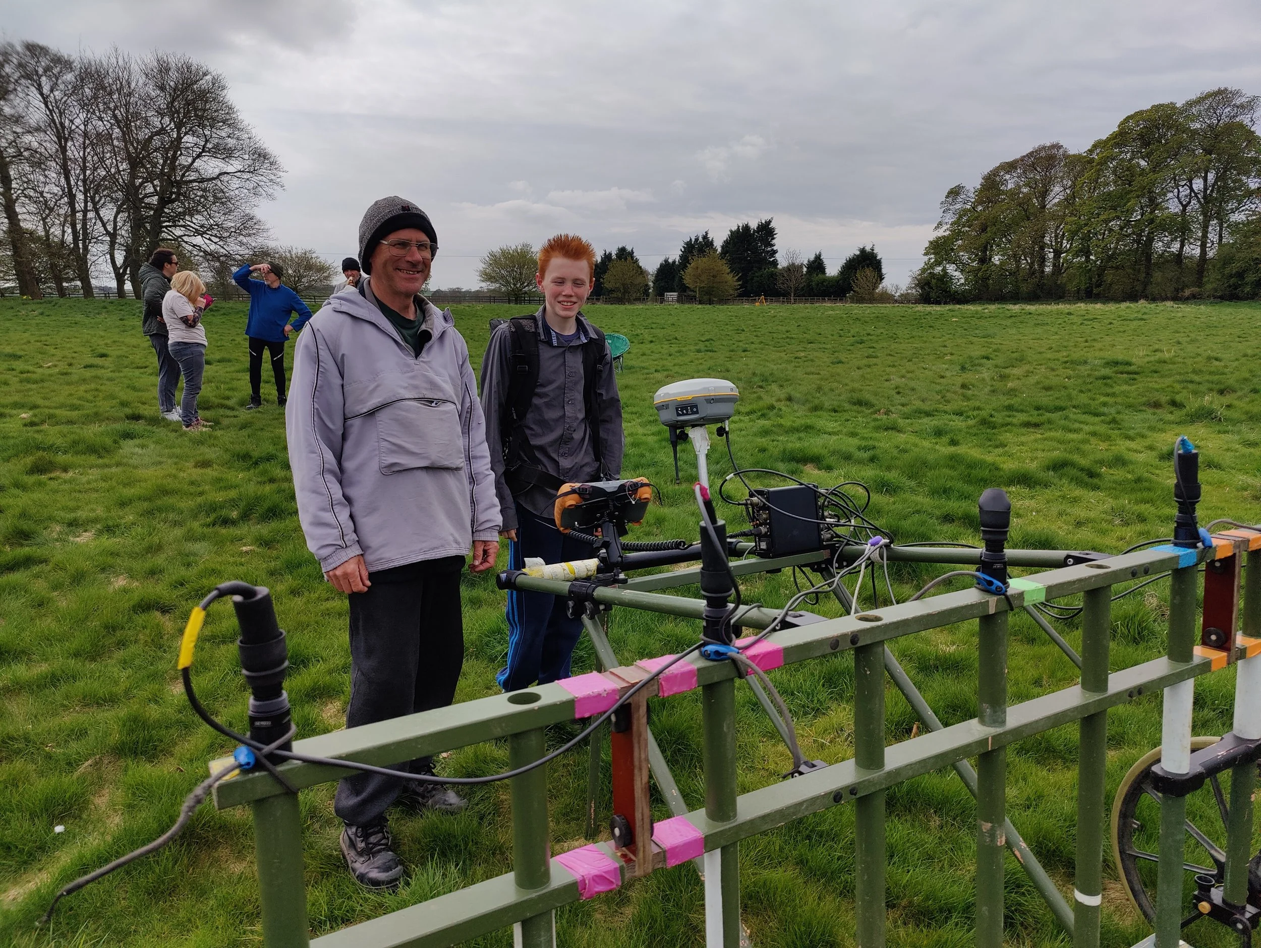Ethos Heritage carrying out Geo Physis.