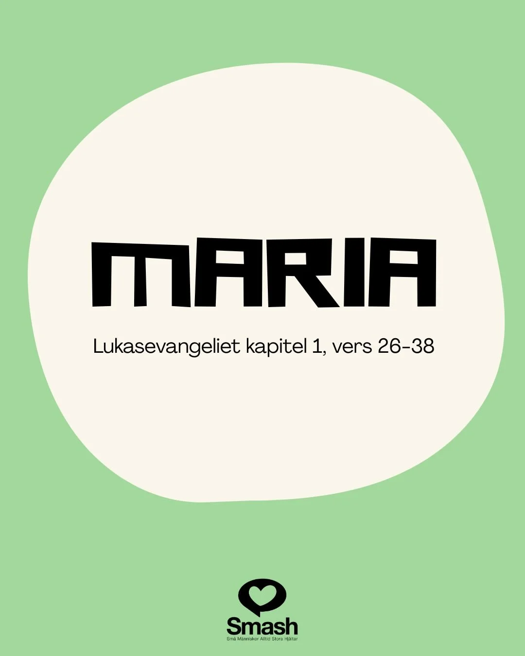 Idag avslutade vi serien Gud talar och pratade om Maria som fick h&ouml;ra Gud tala genom en &auml;ngel. Maria, en ung tjej fick ta emot ett viktigt budskap fr&aring;n Gud och blev p&aring;mind om de viktiga orden &rdquo;f&ouml;r Gud &auml;r allting 