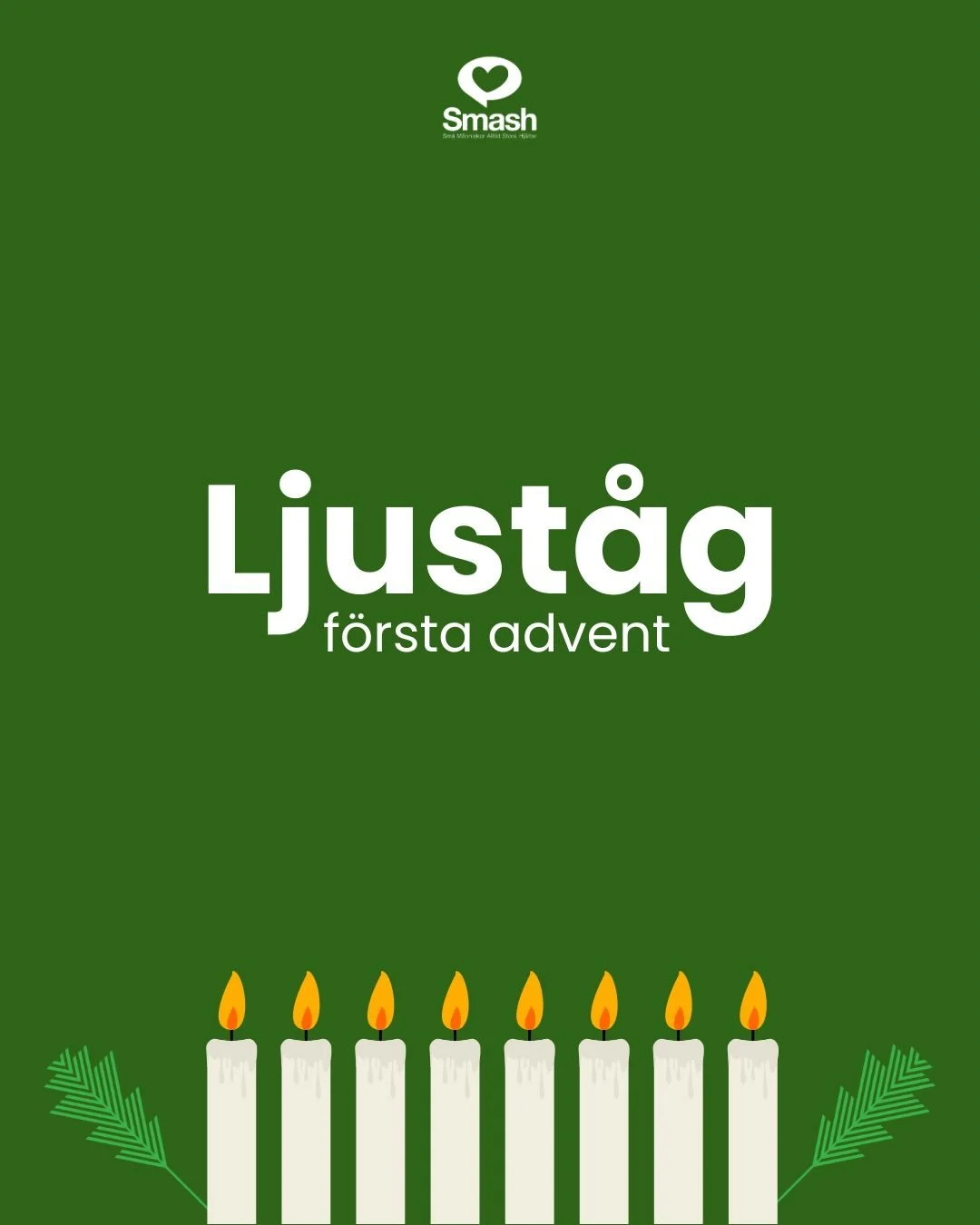 Sedan m&aring;nga &aring;r tillbaka har vi en fin tradition att alla skolbarn p&aring; Smash kommer in i ett ljust&aring;g och sjunger sedan in f&ouml;rsta advent tillsammans med alla i gudstj&auml;nstbes&ouml;kare p&aring; f&ouml;rsta advent.🕯️

Vi