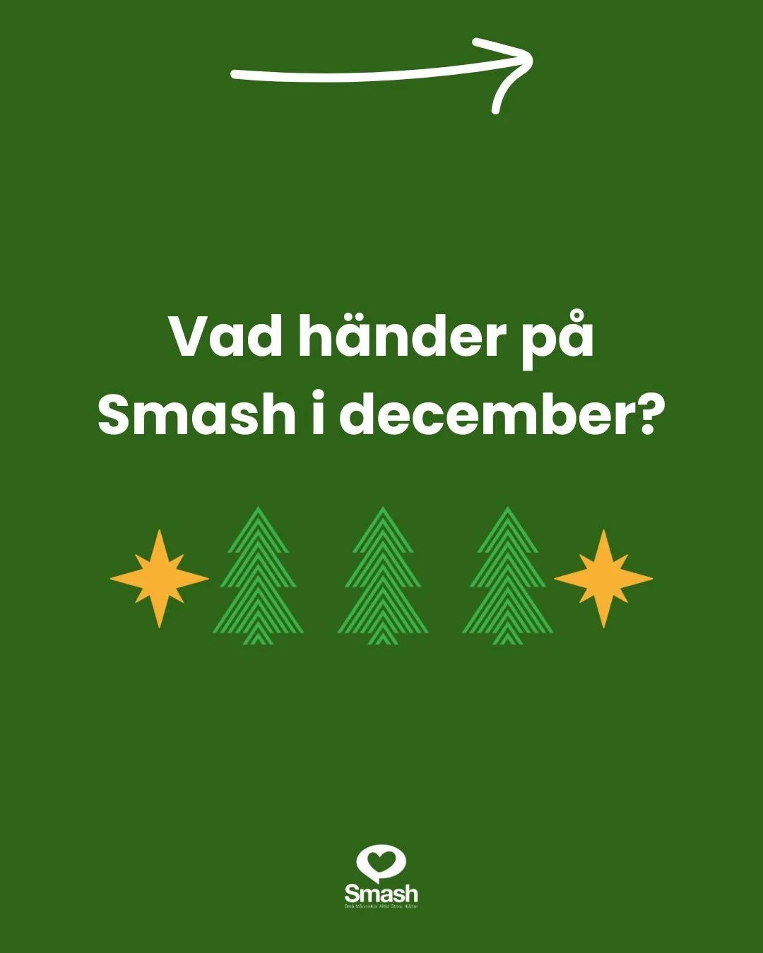 Nu kliver vi in i advent och juletid ⭐️🌲🕯️

Vi ses p&aring; Smash varje s&ouml;ndag hela december och ser fram emot att dela december och juletid med er!