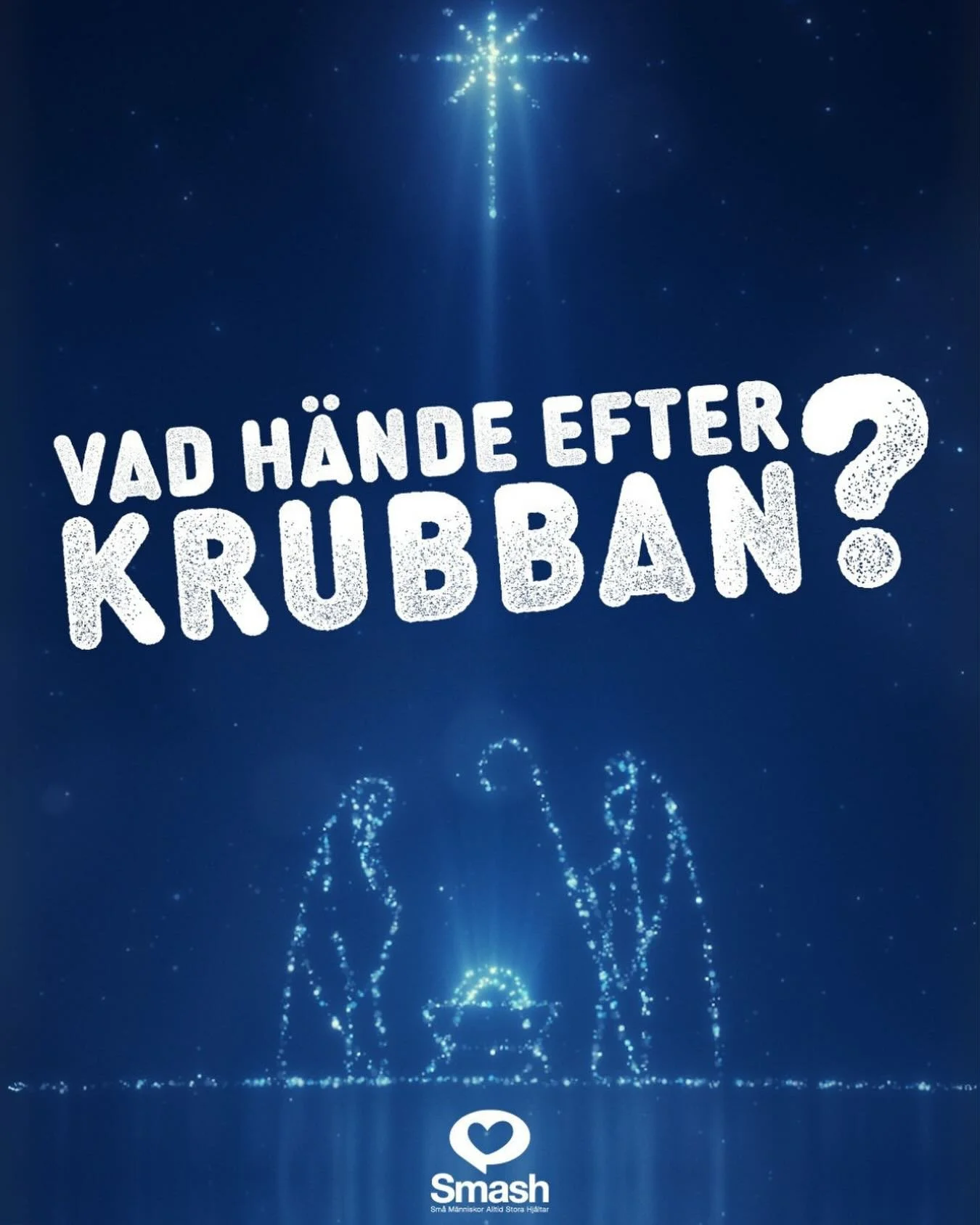 &Aring;rets f&ouml;rsta serie p&aring; Smash &auml;r tv&aring; veckor med fokus p&aring; vad som h&auml;nde efter att Jesus f&ouml;tts och lagts i krubban. 👶🏽 

Nu p&aring; s&ouml;ndag kommer vi prata om tv&aring; personer som tr&auml;ffade Jesus n