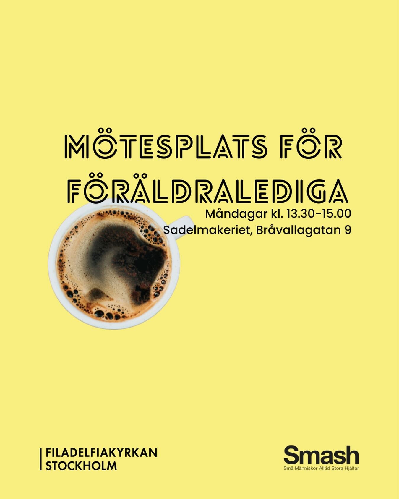 &Auml;r du f&ouml;r&auml;ldraledig den h&auml;r terminen? P&aring; m&aring;ndagar finns det m&ouml;jlighet f&ouml;r dig att tr&auml;ffa andra i samma livsfas. Terminens f&ouml;rsta tr&auml;ff &auml;r imorgon 12 januari. ☕️
Varmt v&auml;lkommen!

Barn