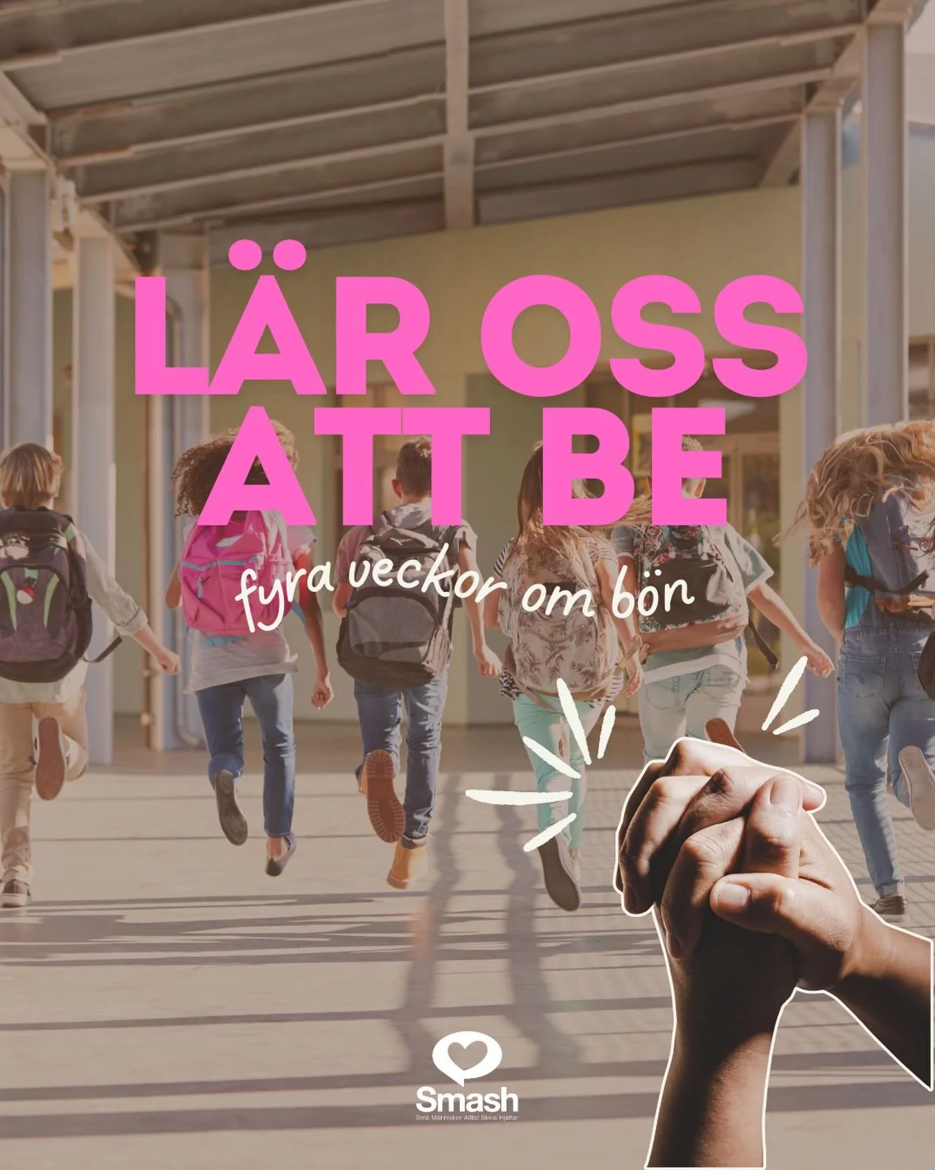 P&aring; s&ouml;ndag forts&auml;tter v&aring;r serie om b&ouml;n d&auml;r vi denna s&ouml;ndag pratar om andra delen i b&ouml;nen V&aring;r Fader. 🙏🏼 

Incheckningen &ouml;ppnar vid kl. 10.40 och Smash slutar kl 12.30. D&aring; serveras korv och fi