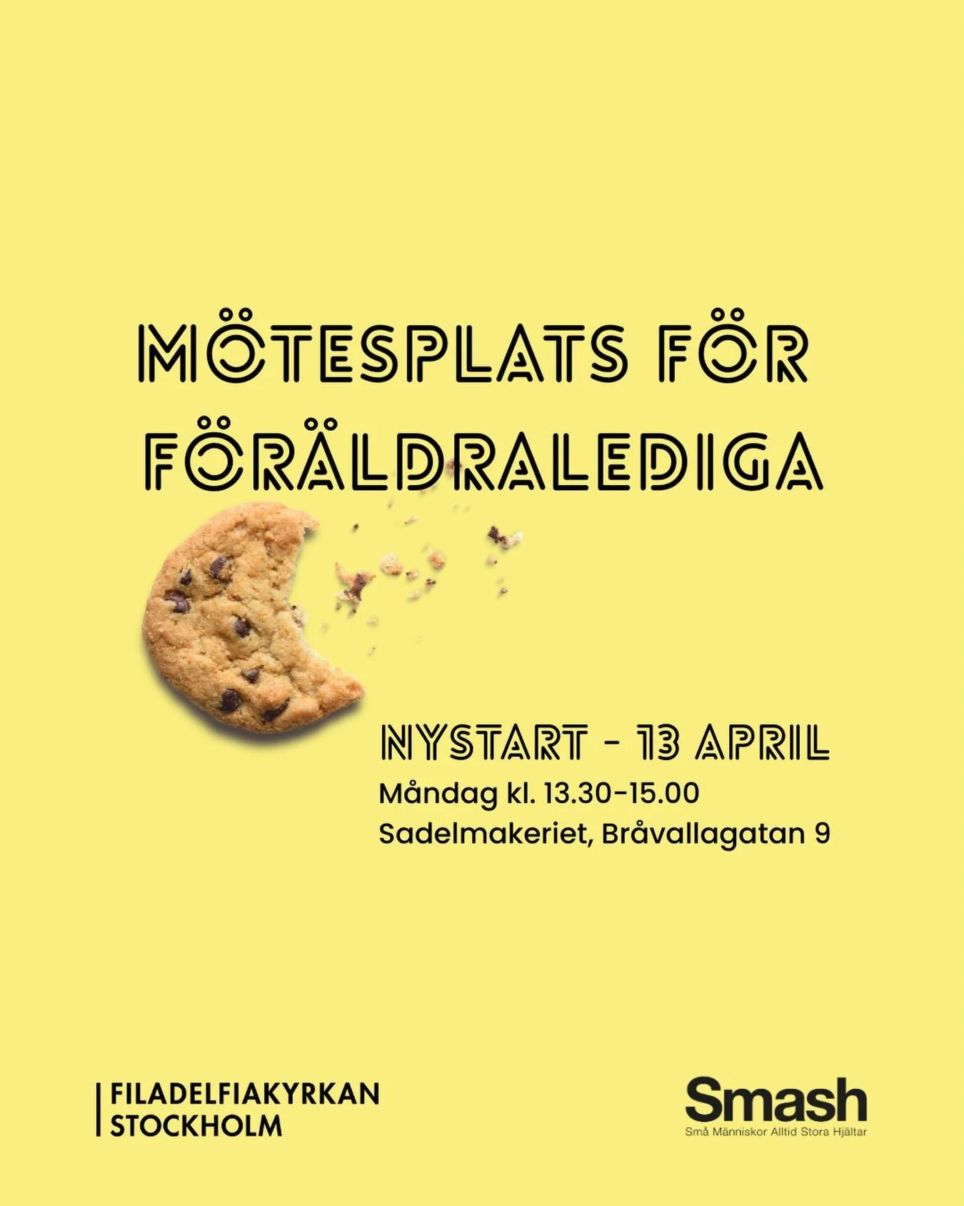 Kommande veckor pausar vi m&ouml;tesplats f&ouml;r f&ouml;r&auml;ldralediga p&aring; m&aring;ndagar. MEN! Vi har nystart m&aring;ndagen 13 april kl. 13.30-15.00, &auml;r du f&ouml;r&auml;ldraledig och vill tr&auml;ffa andra f&ouml;r&auml;ldralediga i