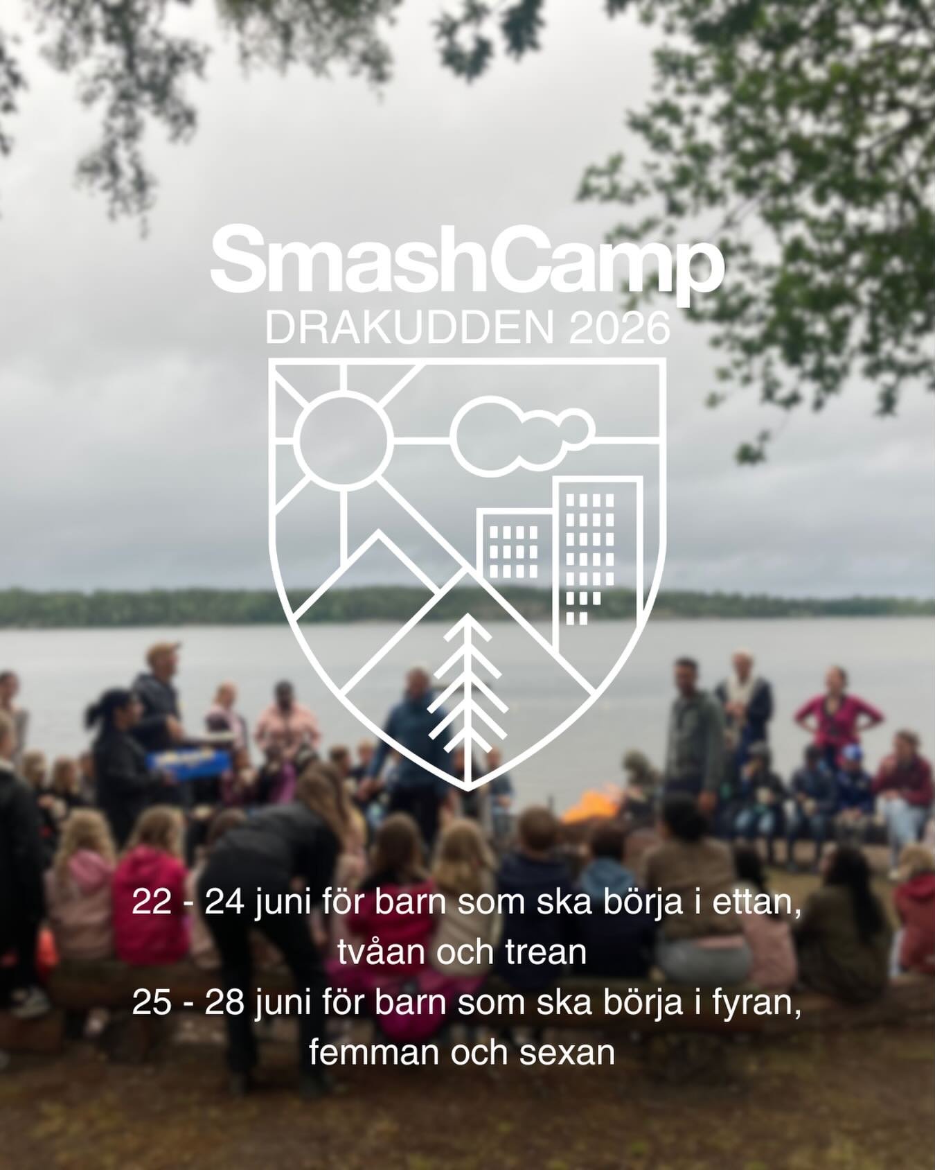 SmashCamp 2026 - Missa inte chansen att l&aring;ta ditt barn f&aring; vara med om n&aring;gra h&auml;rliga dagar fyllda med roliga aktiviteter och framf&ouml;rallt gemenskap med andra och med Jesus! 🛶⚽️☀️

Vi har tv&aring; l&auml;ger; ett f&ouml;r b