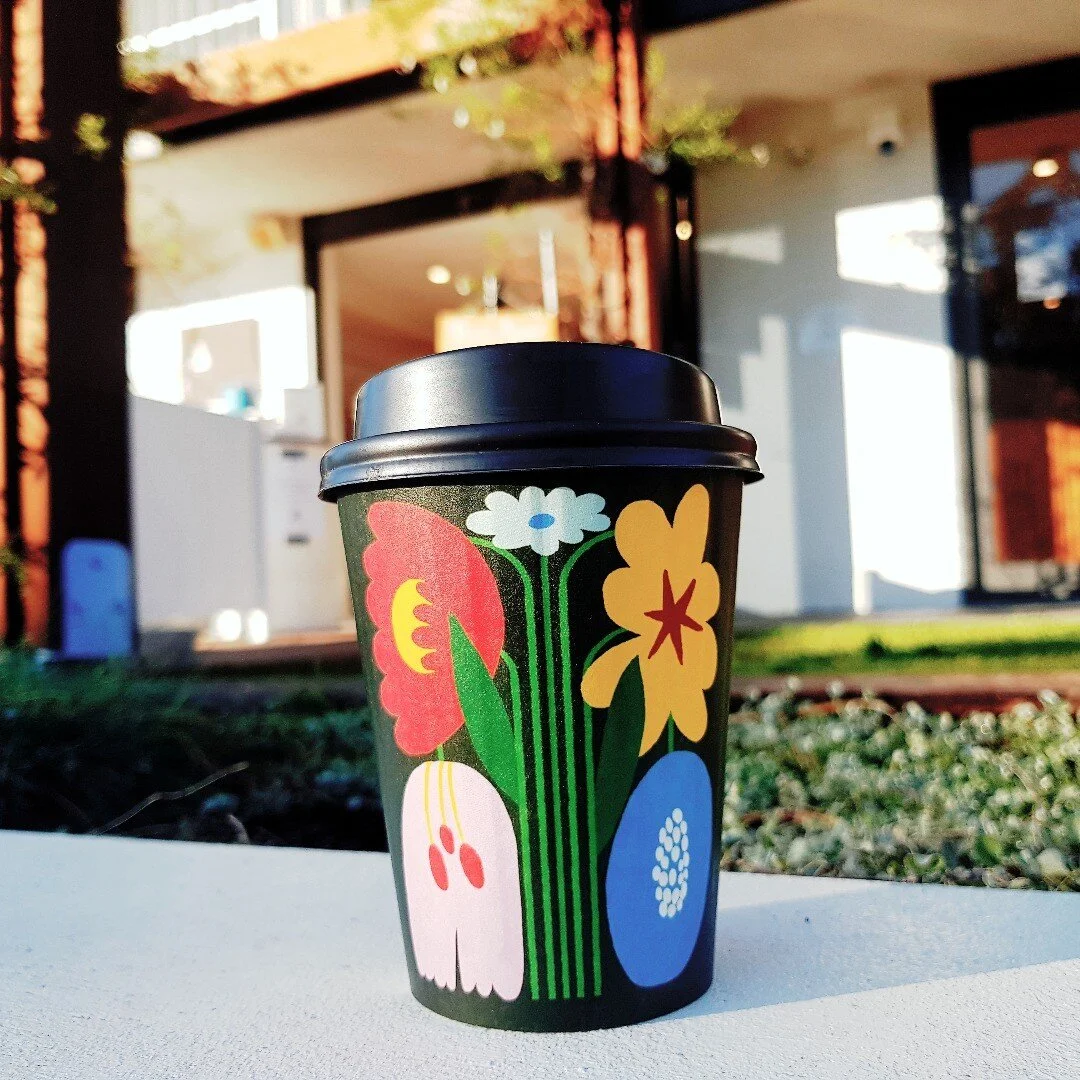 This week will require a little courage and fortitude. I've started as I mean to go on: on coffee and a prayer. This particularly beautiful cup came from @thelittlenel where the food is always exquisite, the service is always friendly, and the coffee