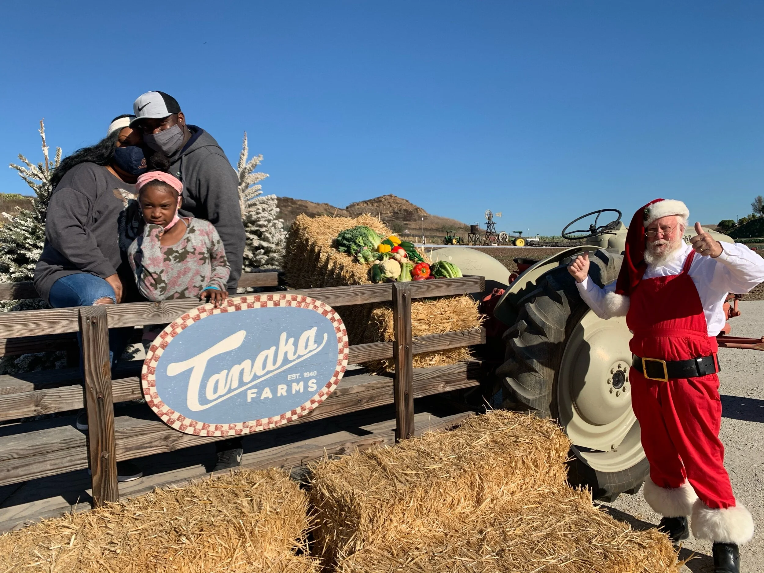 Tanaka Farms is located in Irvine, Ca just off the 405 fwy and easy to get to. It’s a great way to support our local farmers and have fun while doing it. Check out all the fun festivities they have during the Holidays and all year round!