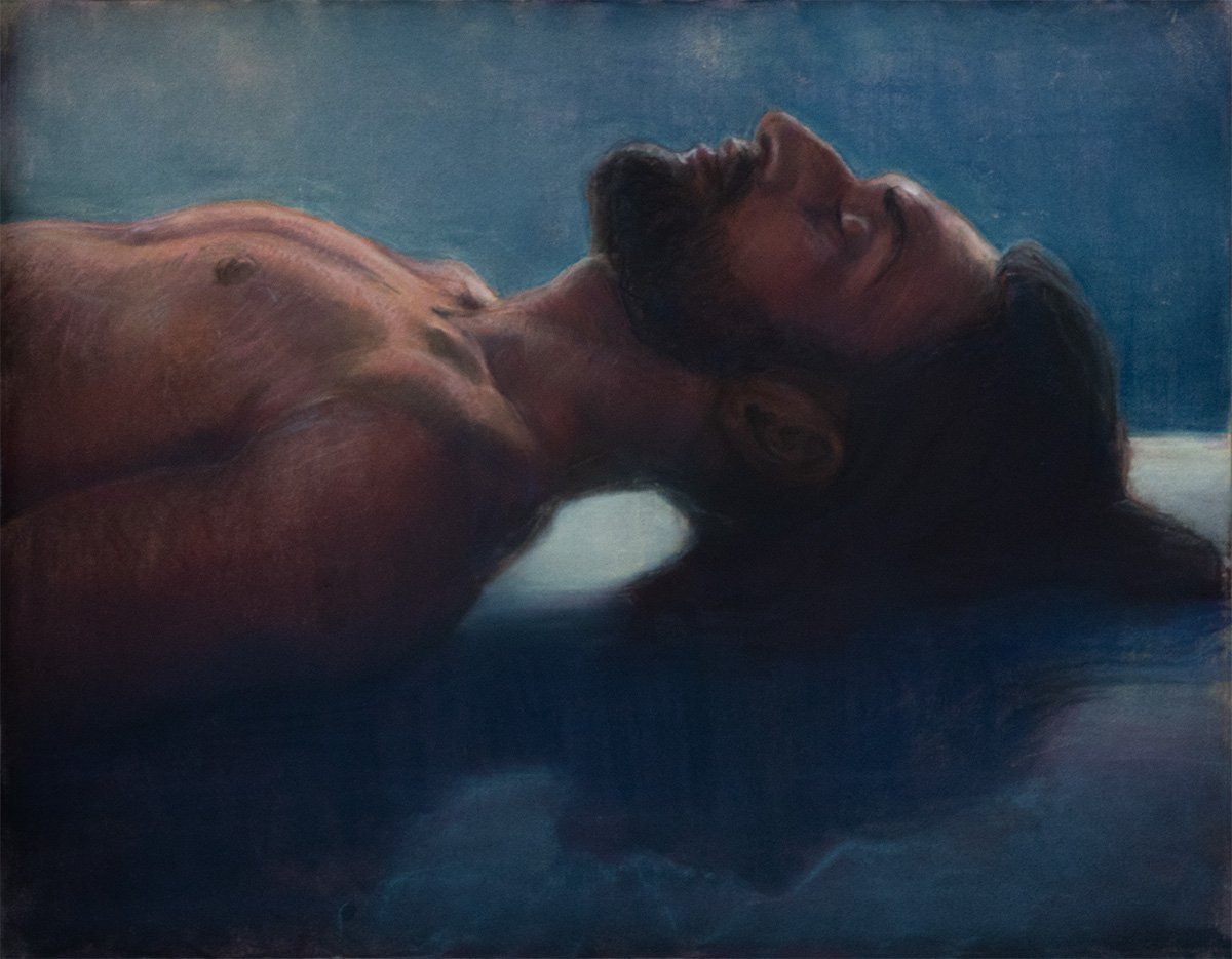 Laid to Rest, 11"x14", Pastel