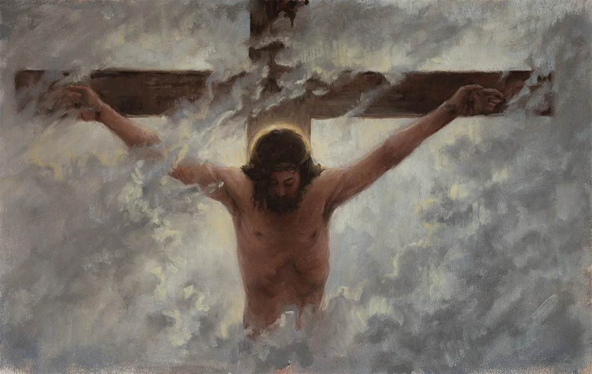 On the Cross, 16"x12", Oil