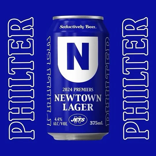 In loud celebration of the mighty Newtown Jets’ epic 2024 premiership victory, we give you Newtown Lager.  It’s a crisp, easy drinking shout-out to the time-honoured Aussie lagers of the 80s. We made it with love for the team, 8,972 fans