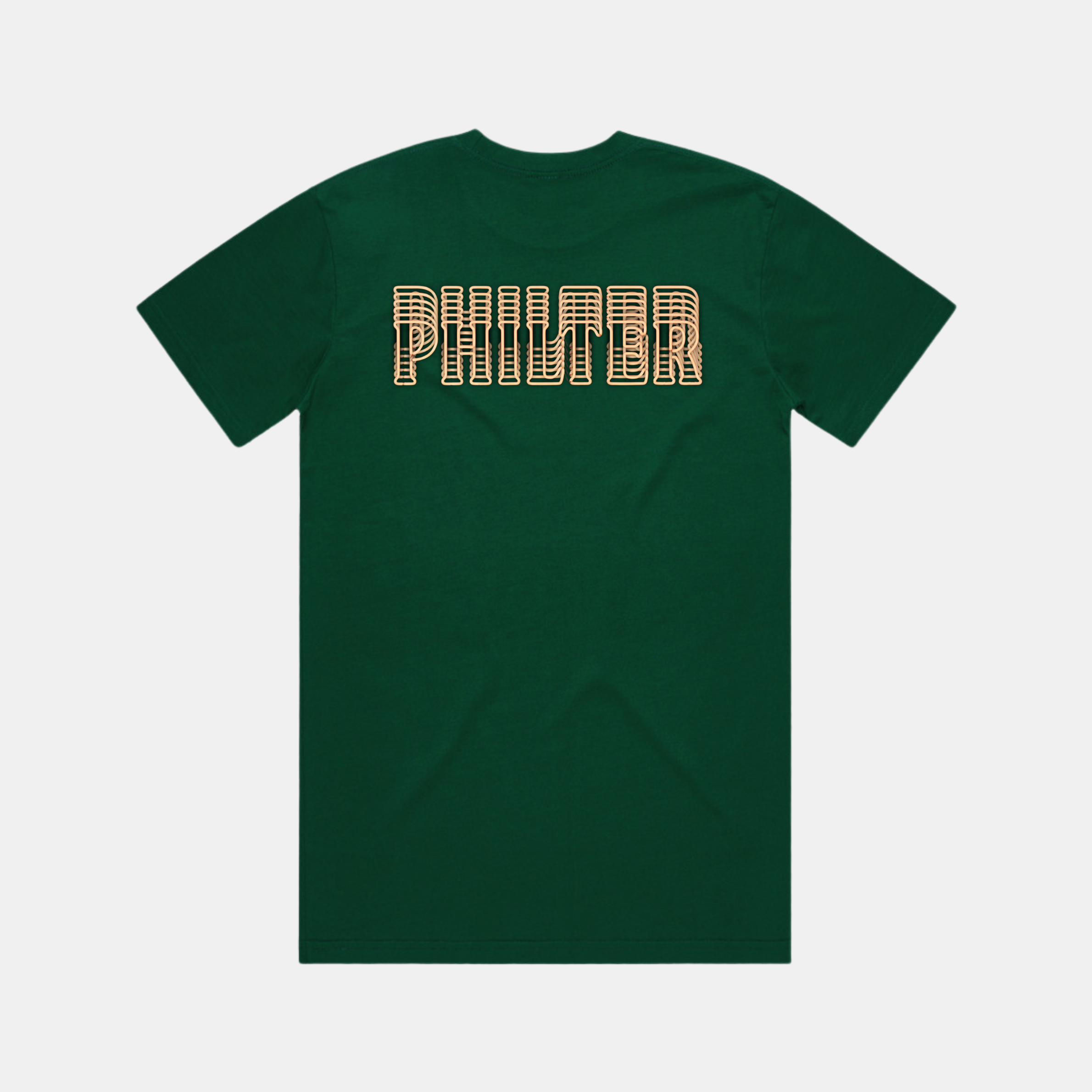STROBE TEE - Forest / Neon