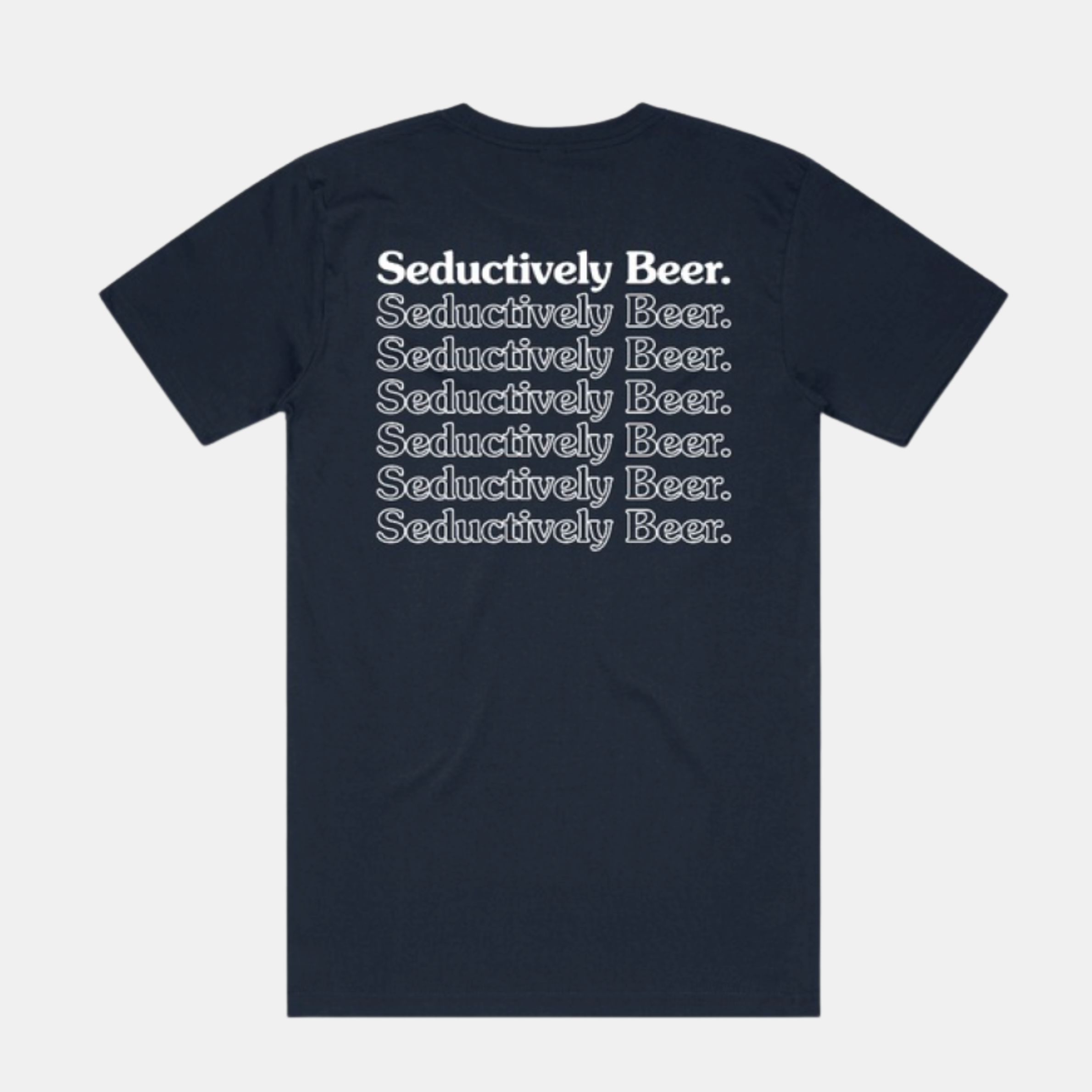 Seduced Tee - Back - Navy.png