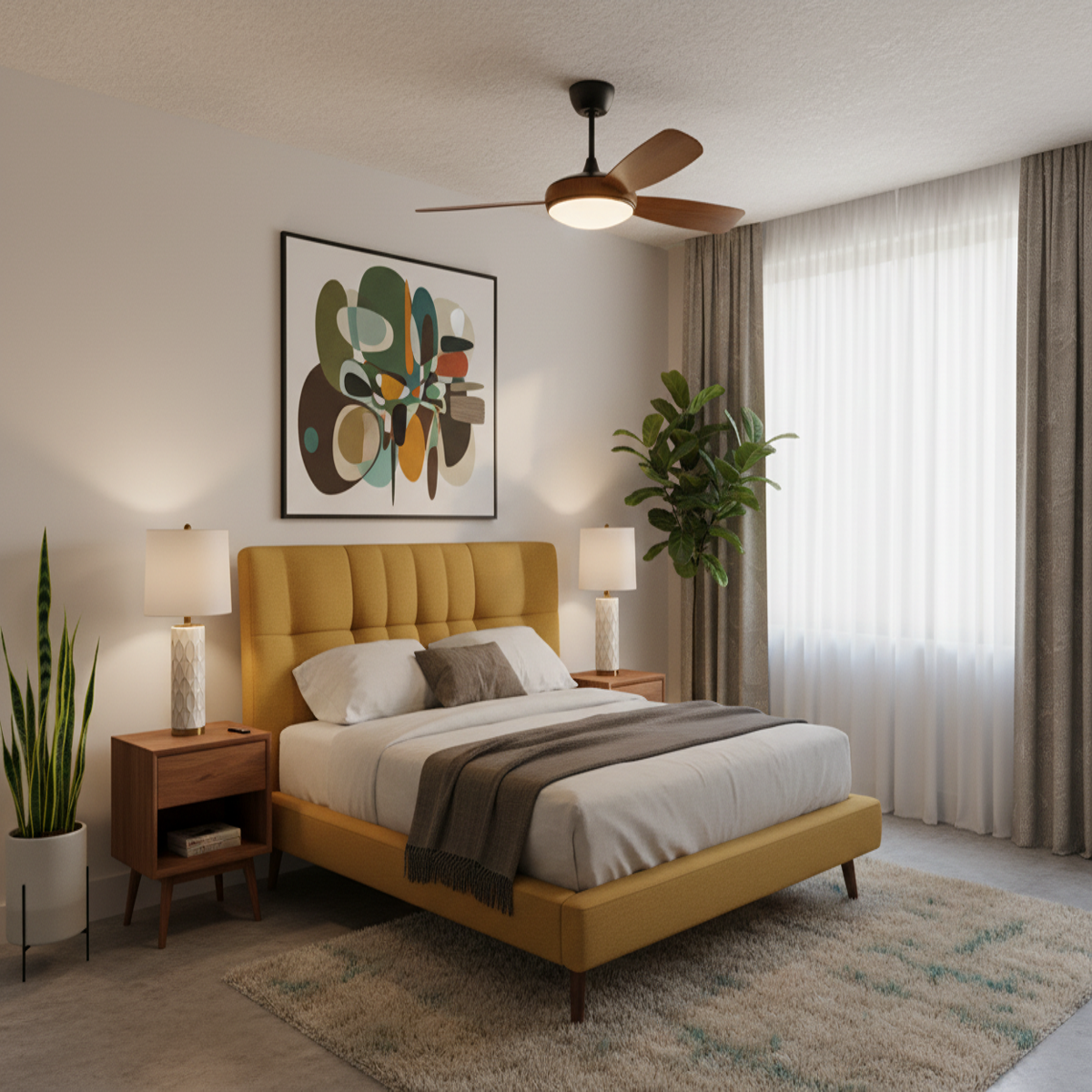 Aurora LED 3 Blade Black-Walnut Mid Century.png