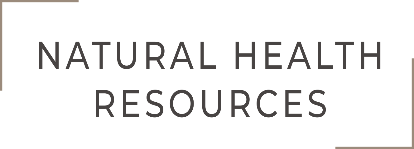 Natural Health Resources