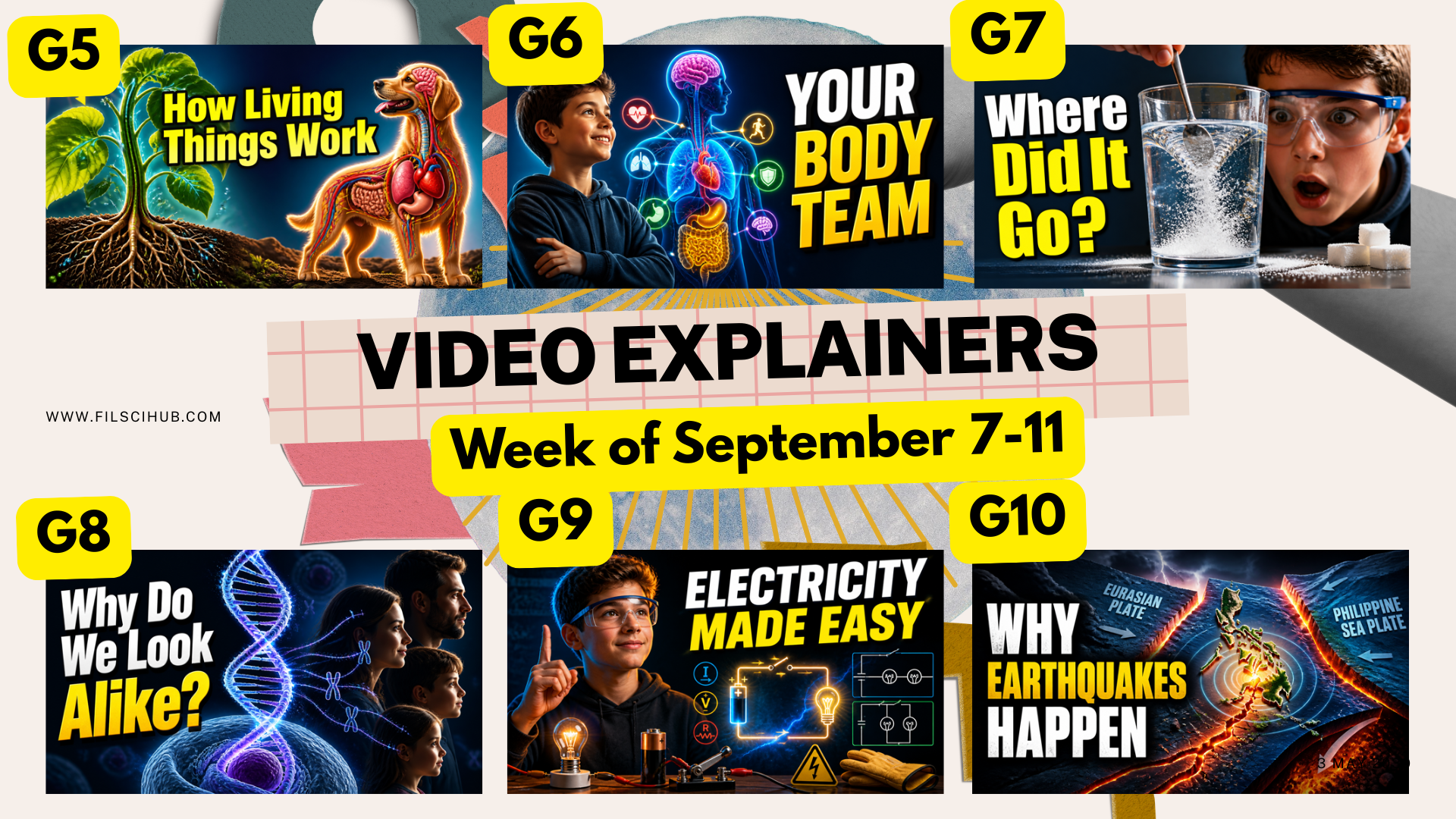 September 7-11: K12 Video Explainers