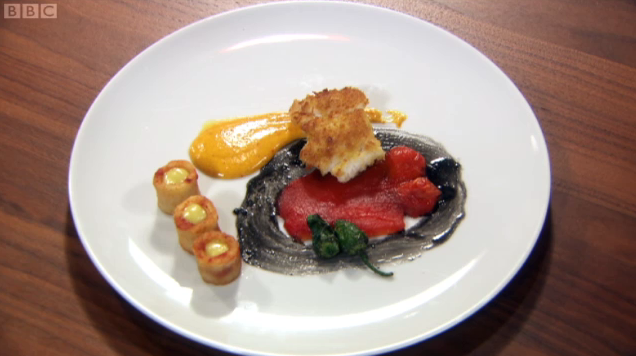 Hake, as cooked on MasterChef 2012