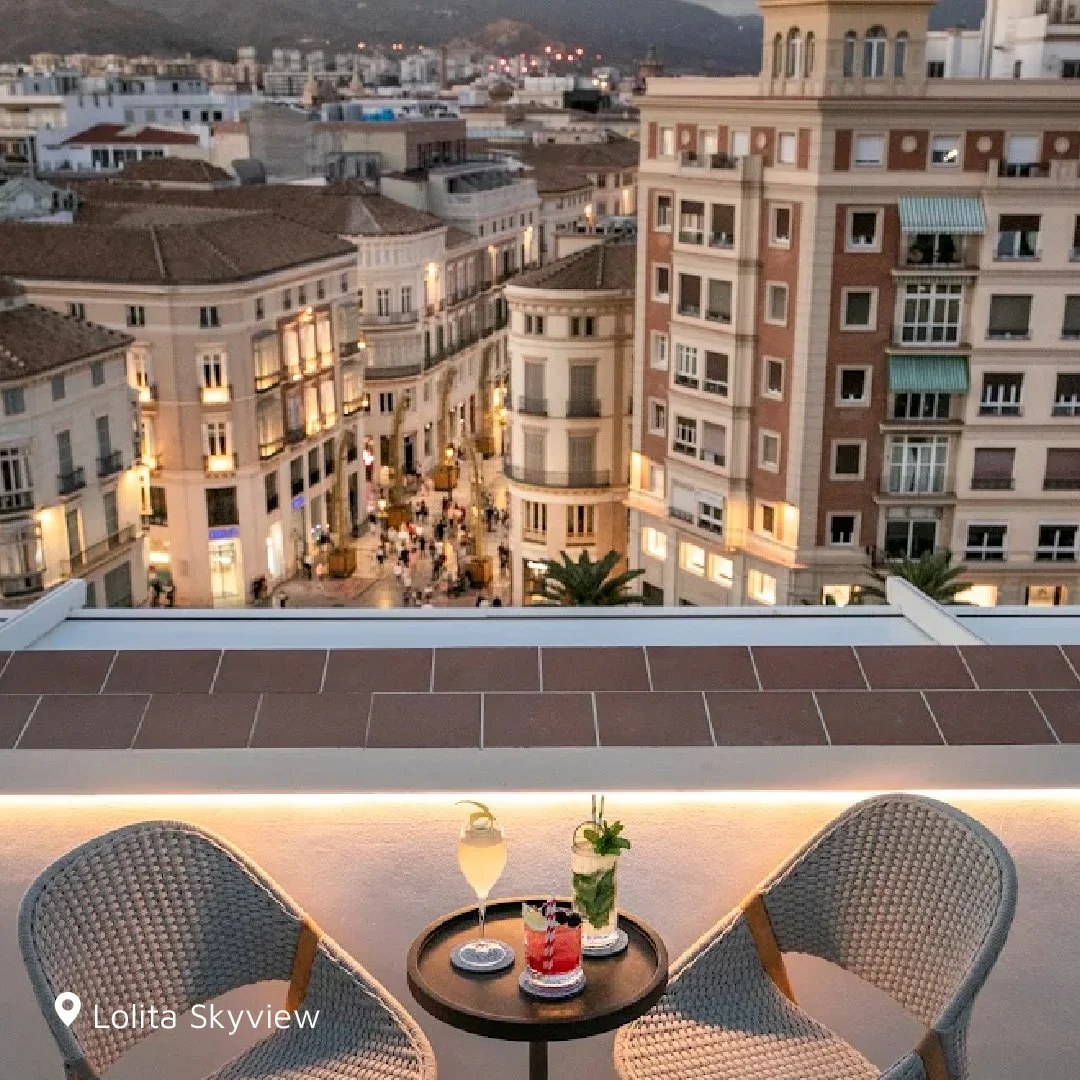 Rooftopbars in het centrum van Málaga