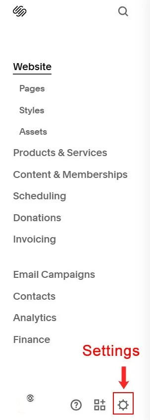 Setting Squarespace How do I change my location on Squarespace? — Primitus Consultancy