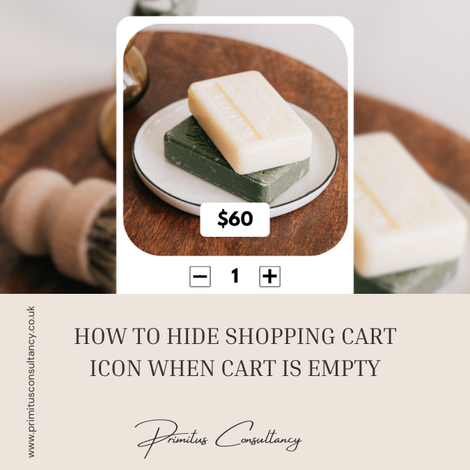 How to hide shopping cart icon when cart is empty