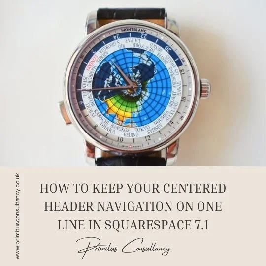 How to Keep Your Centered Header Navigation on One Line in Squarespace 7.1