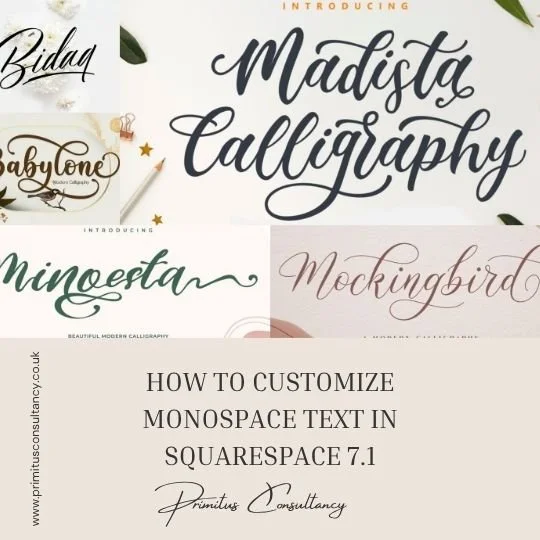 How to Customize Monospace Text in Squarespace 7.1