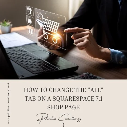 How to Change the "All" Tab on a Squarespace 7.1 Shop Page