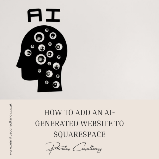 How to add an AI-Generated website to Squarespace