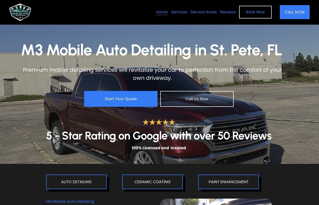 M3 Detailing<span>Auto Detailing</span>