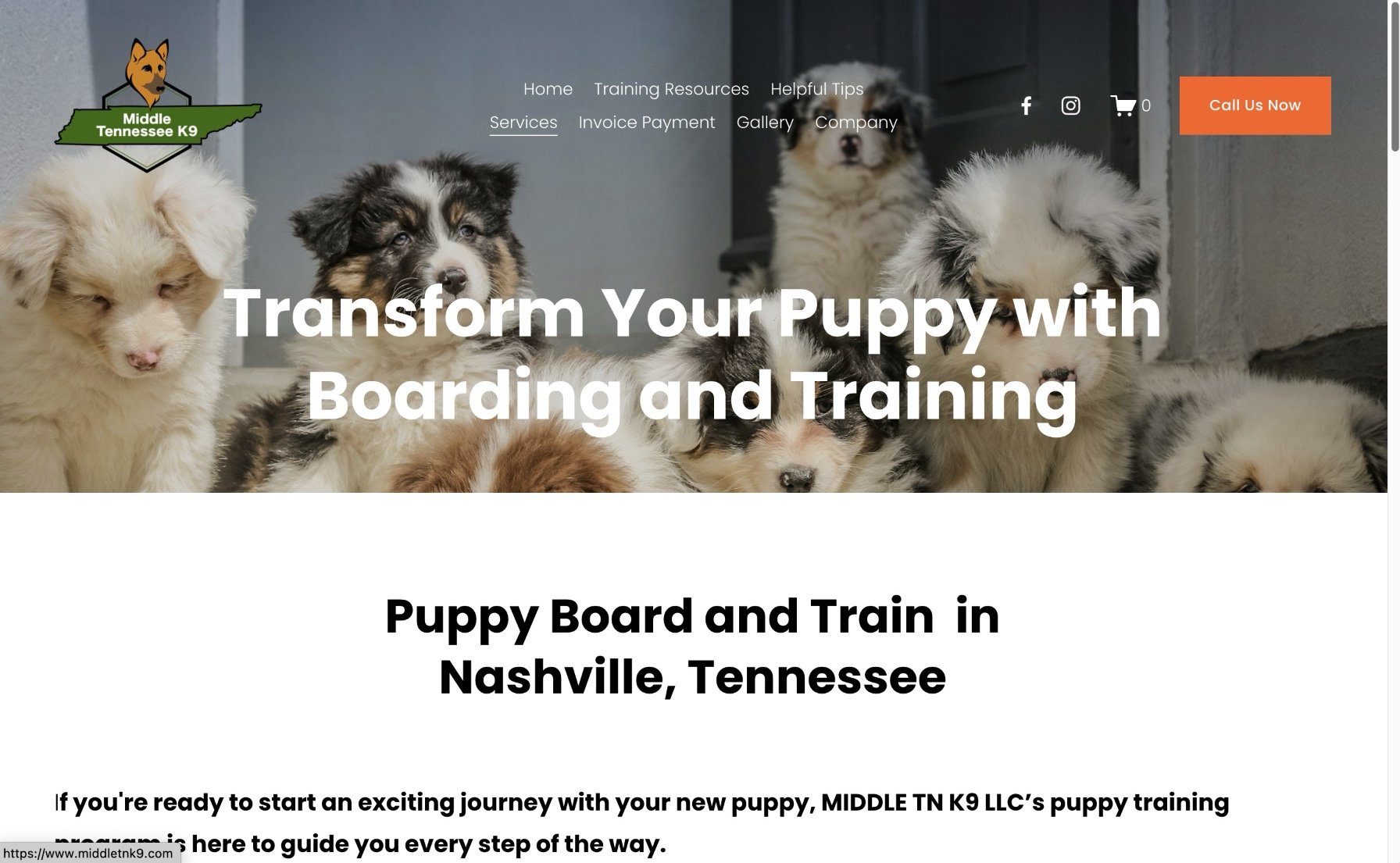 Middle Tennessee K9<span>Pet Services</span>