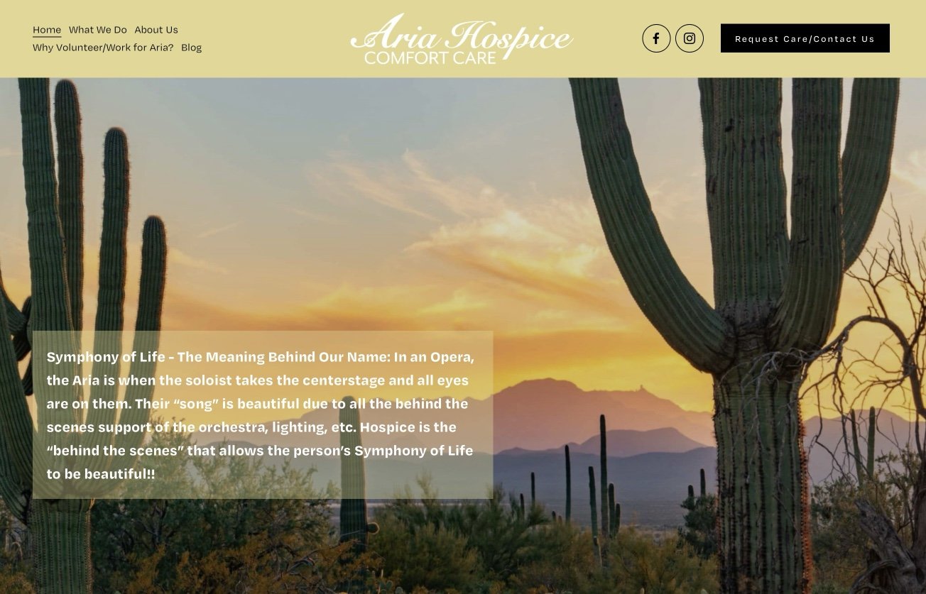Aria Hospice Comfort Care<span>Hospice</span>