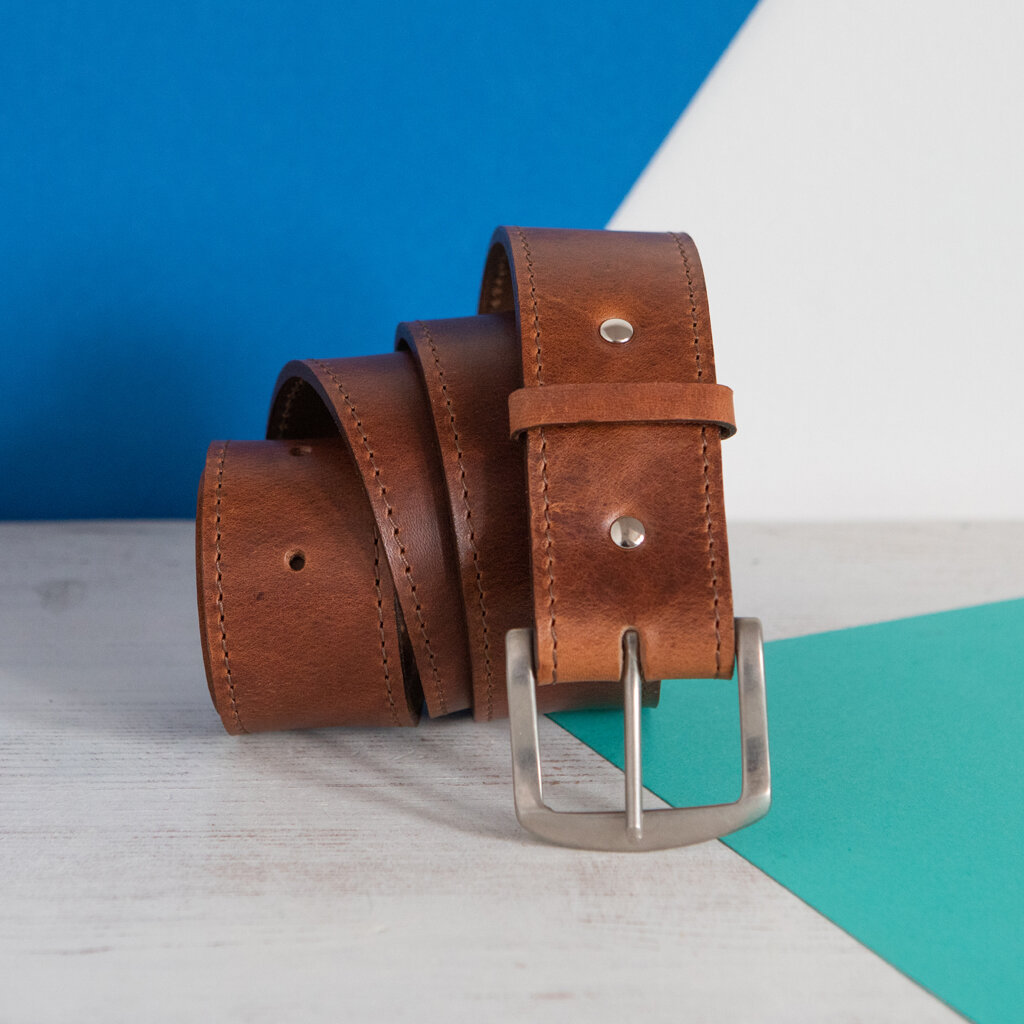 Men's Leather Belt — Williams Handmade