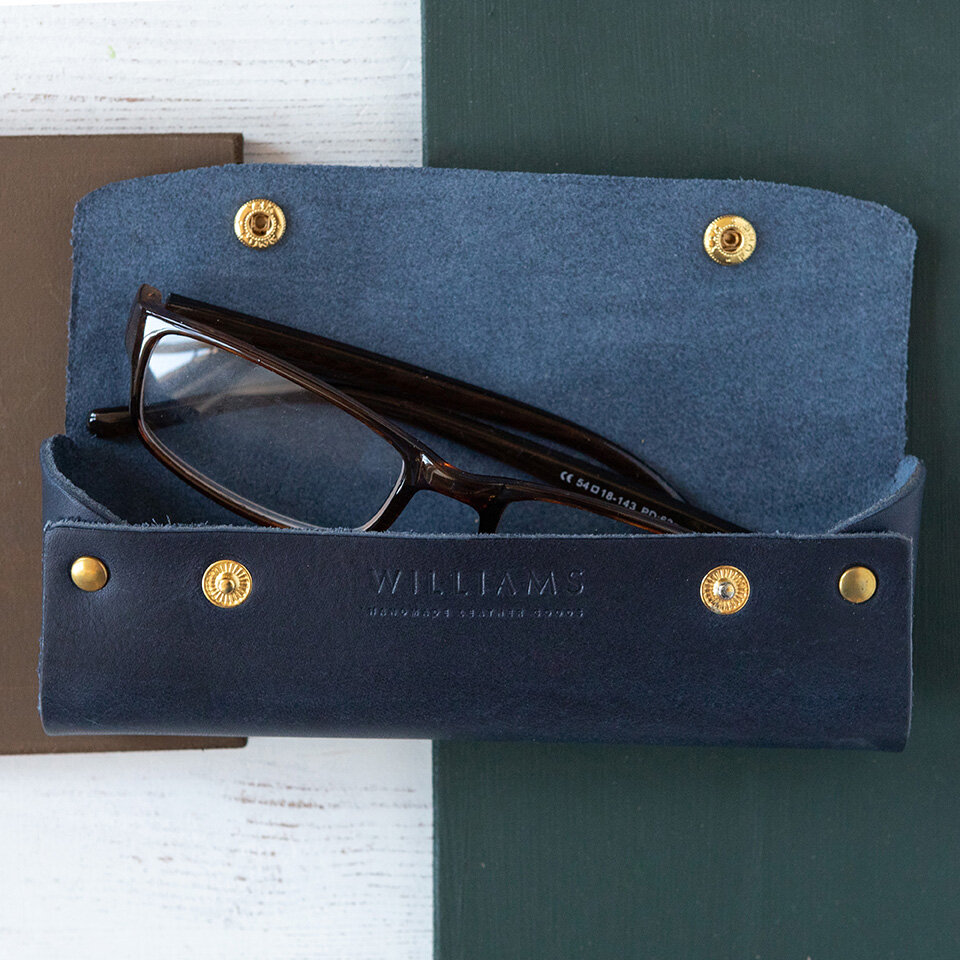 Personalised Leather Glasses Case — Williams Handmade